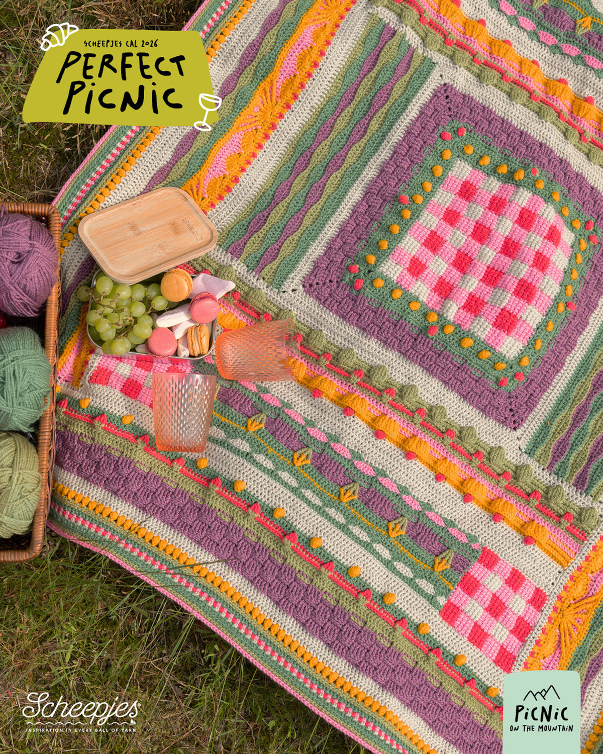 Scheepjes Perfect Picnic CAL - Colour Crafter - Picnic on the Mountain
