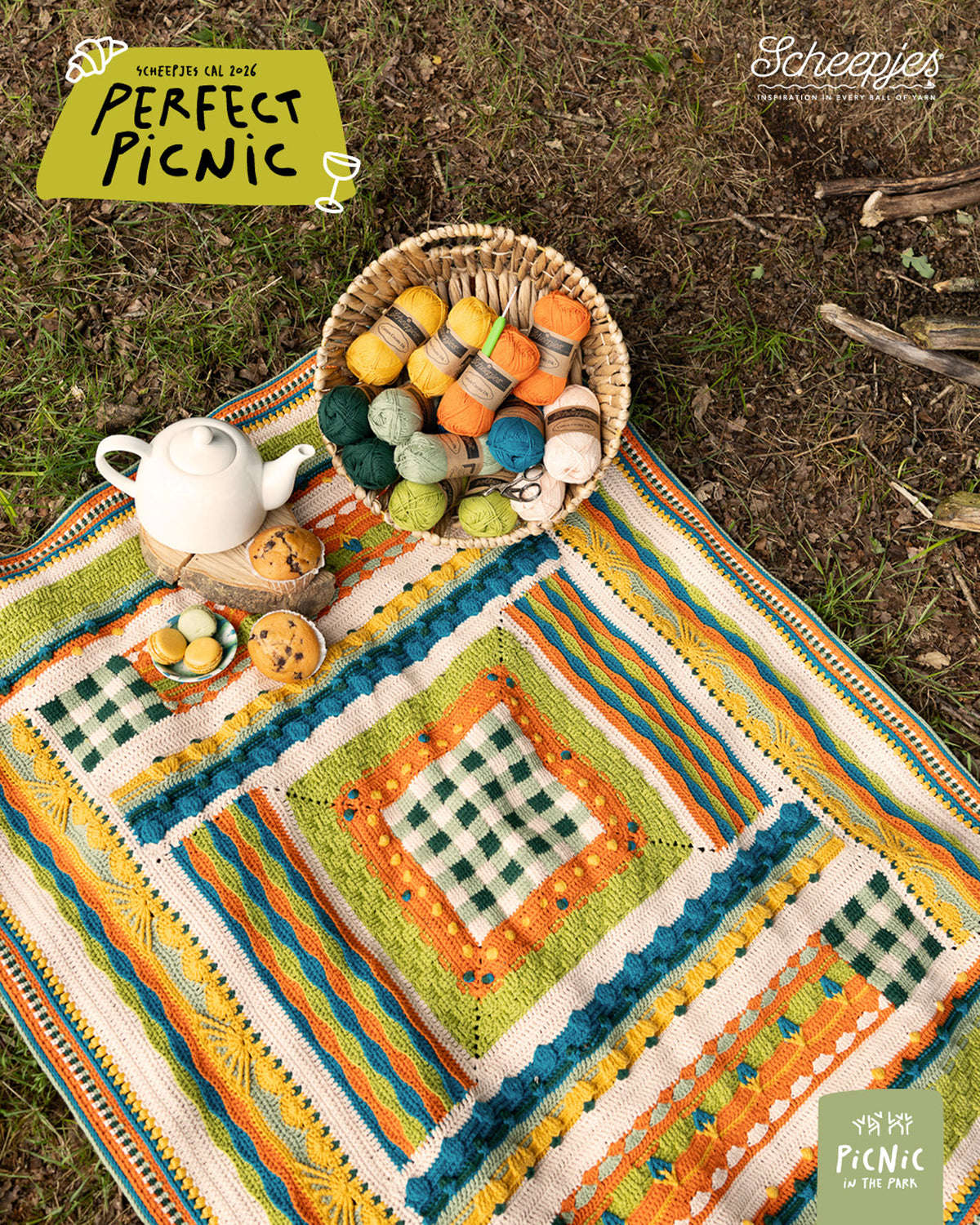 Scheepjes Perfect Picnic CAL - Cotton Create - Picnic in the Park
