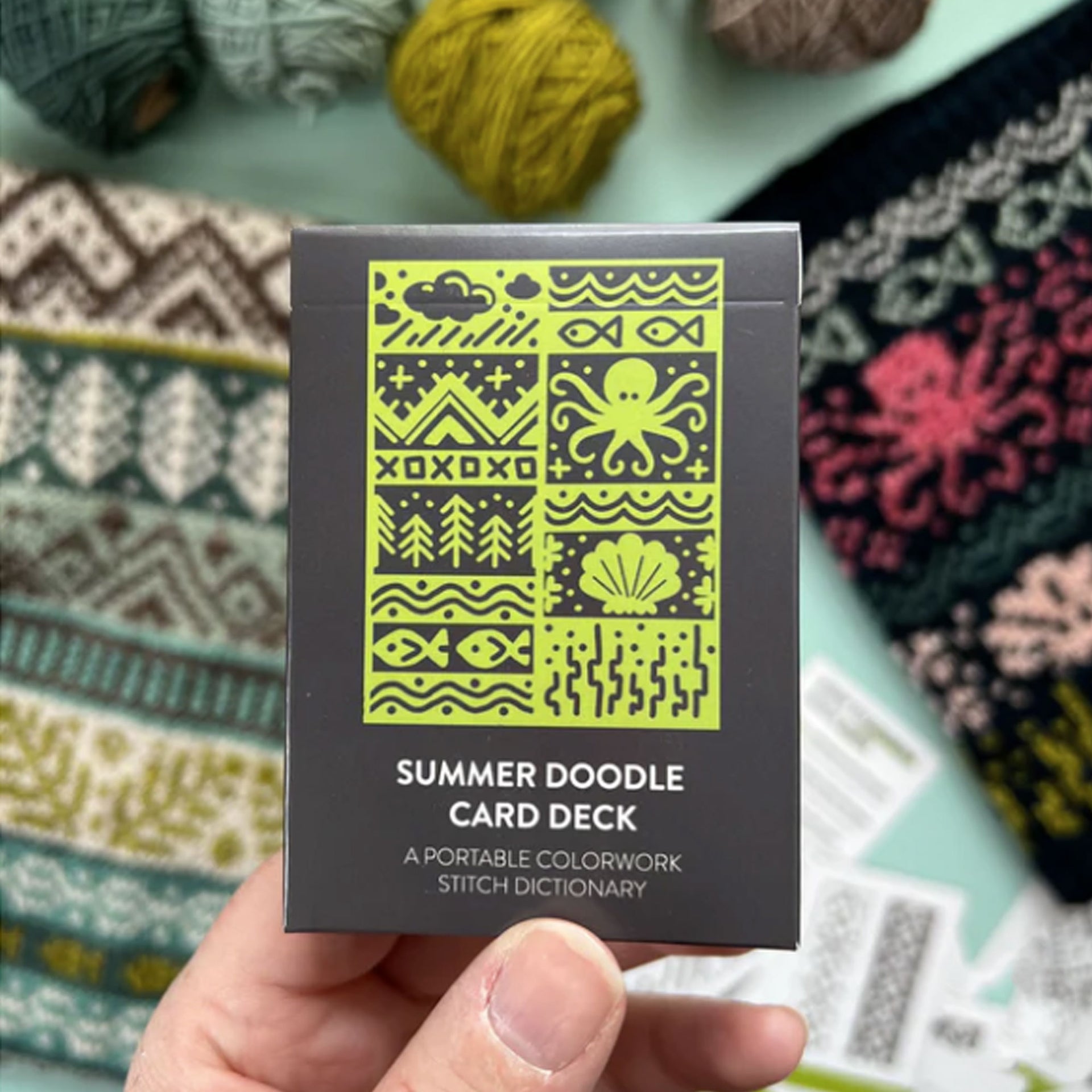 Pacific Knit Co. Summer Doodle Card Deck
