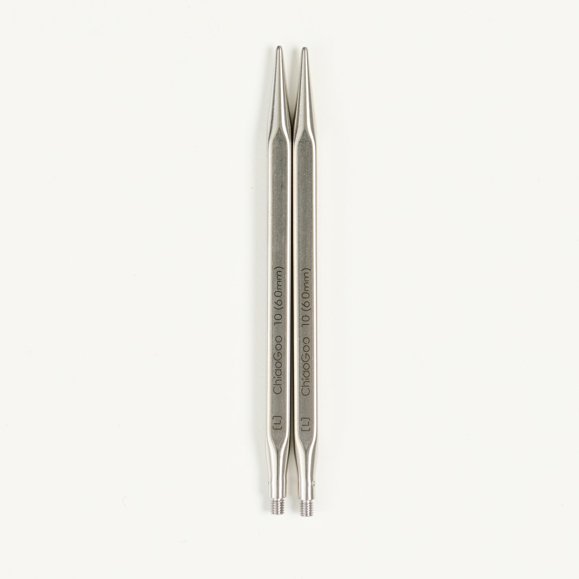 ChiaoGoo QUADS SS Lace Tips - US 10 (6.00mm) - 4" [L]

