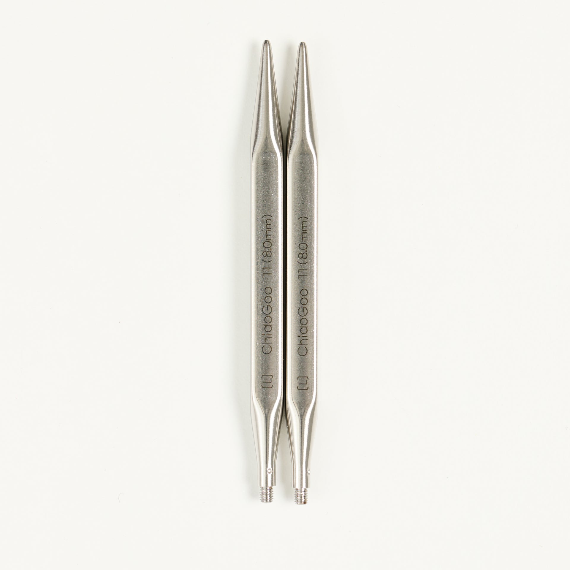 ChiaoGoo QUADS SS Lace Tips - US 11 (8.00mm) - 4" [L]
