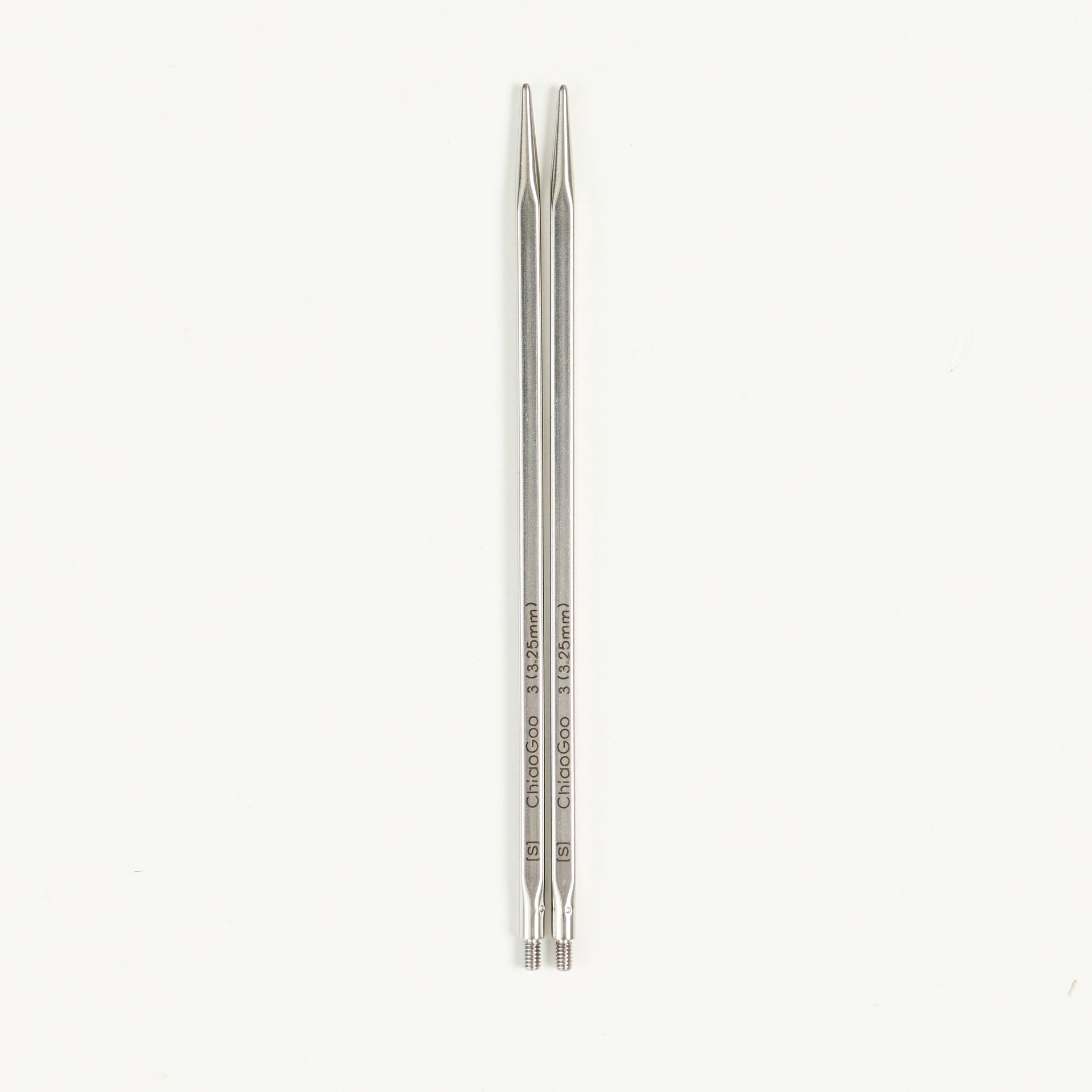 ChiaoGoo QUADS SS Lace Tips - US 3 (3.25mm) - 4" [S]
