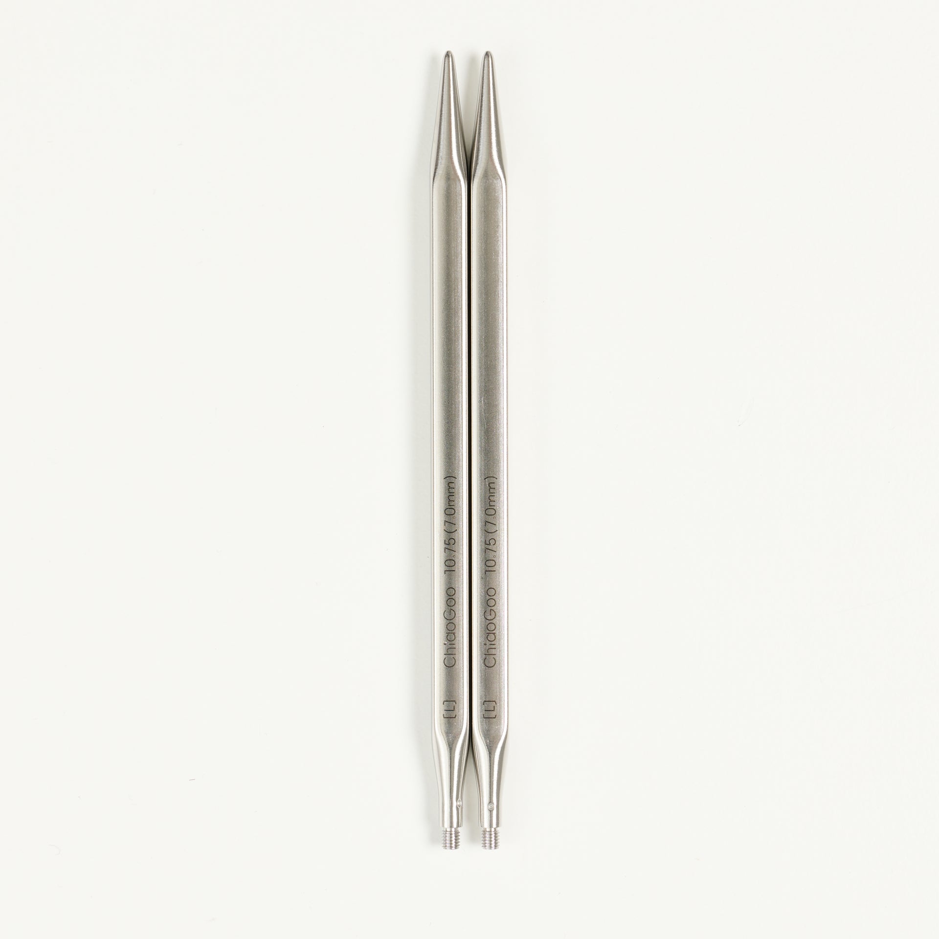 ChiaoGoo QUADS SS Lace Tips - US 10.75" (7.00mm) - 5" [L]
