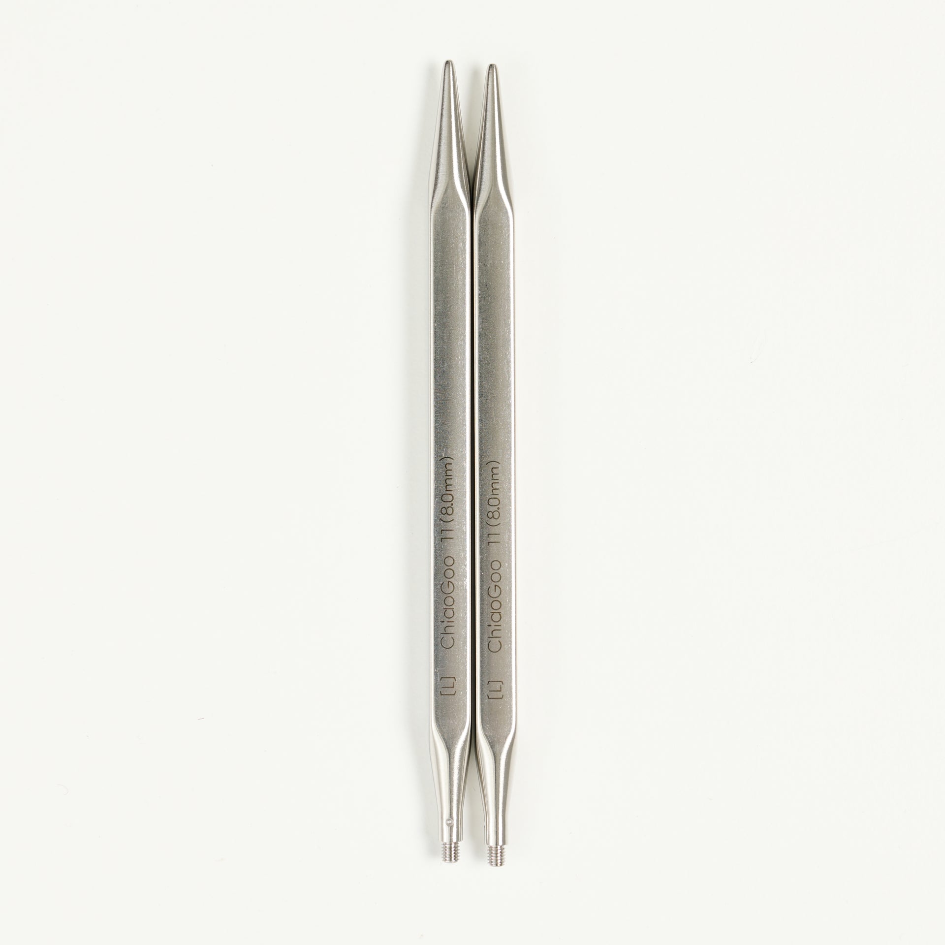 ChiaoGoo QUADS SS Lace Tips - US 11 (8.00mm) - 5" [L]
