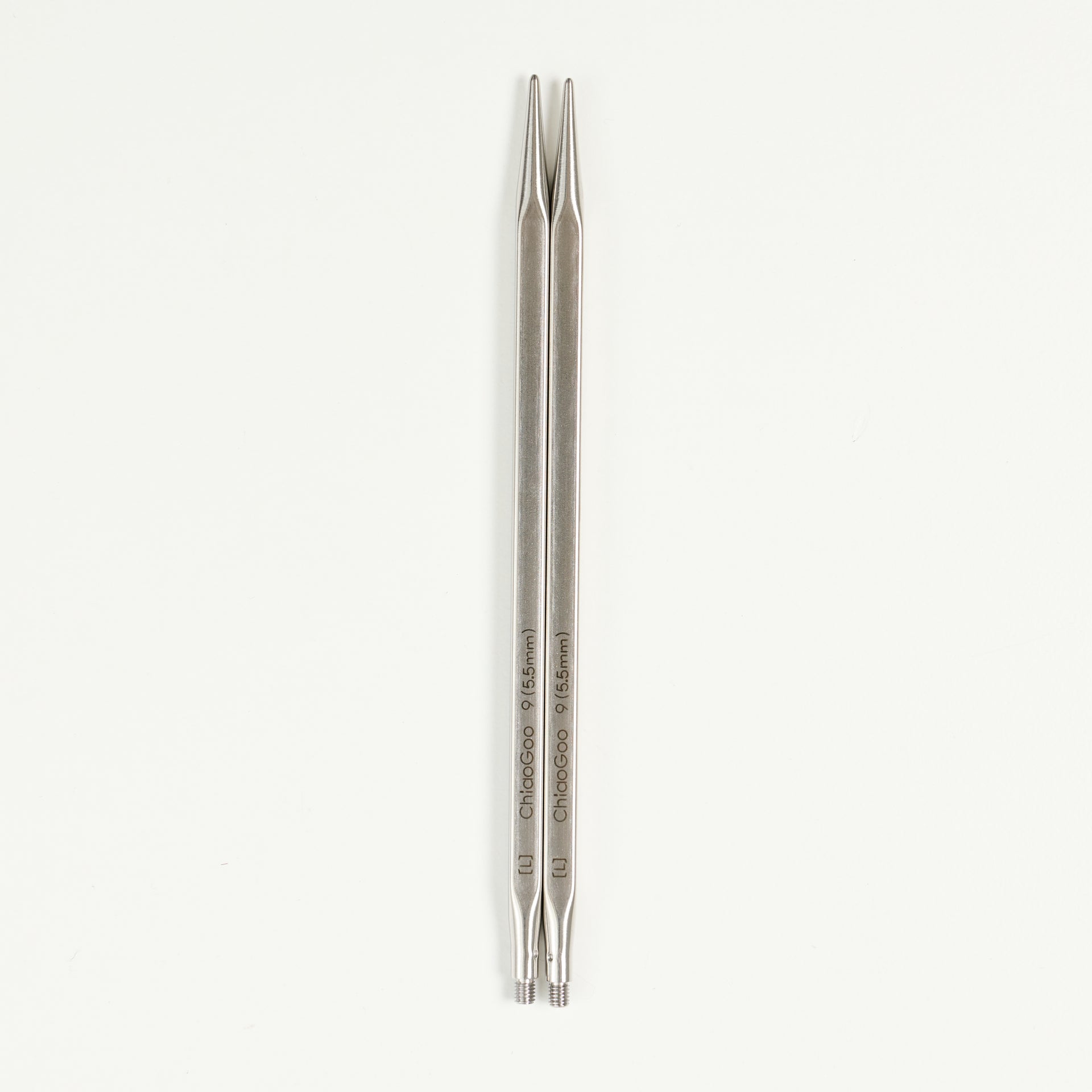 ChiaoGoo QUADS SS Lace Tips - US 9 (5.50mm) - 5" [L]
