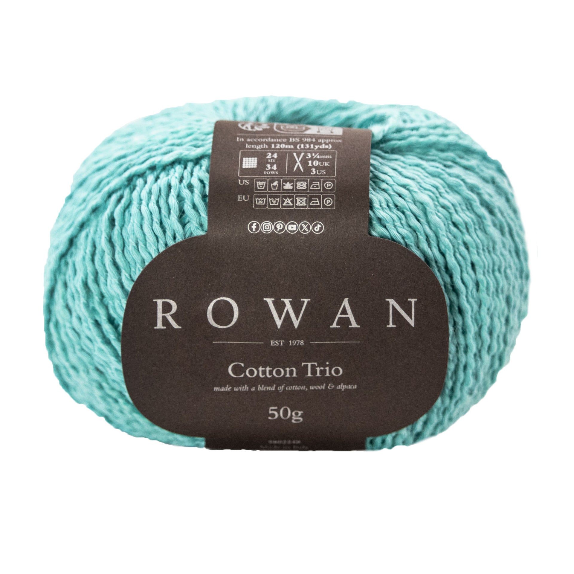 Rowan Cotton Trio Yarn - 114 Fresh
