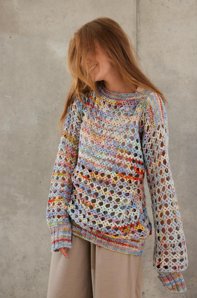 Lana Grossa Lookbook 18 Patterns - 25 Crochet Pullover - PDF Download
