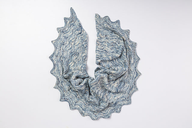 Madelinetosh Dear Denim Shawl Kit
