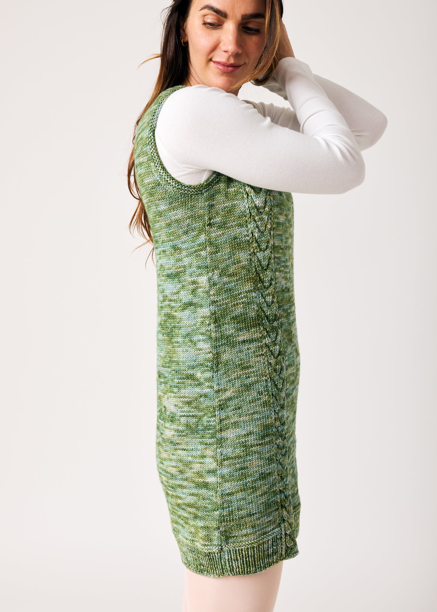 Madelinetosh Tosh Patterns - Understory Cable-Panel Jumper - PDF Download
