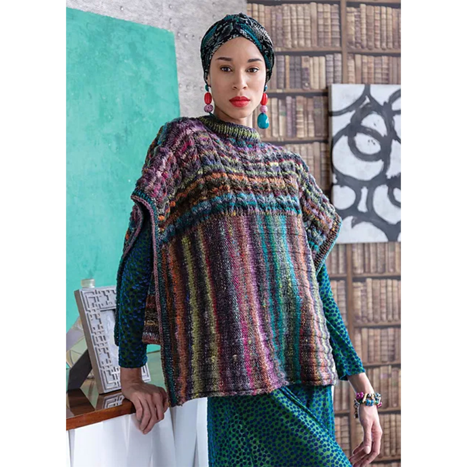 Noro Patterns - Two-Direction Poncho -PDF Download
