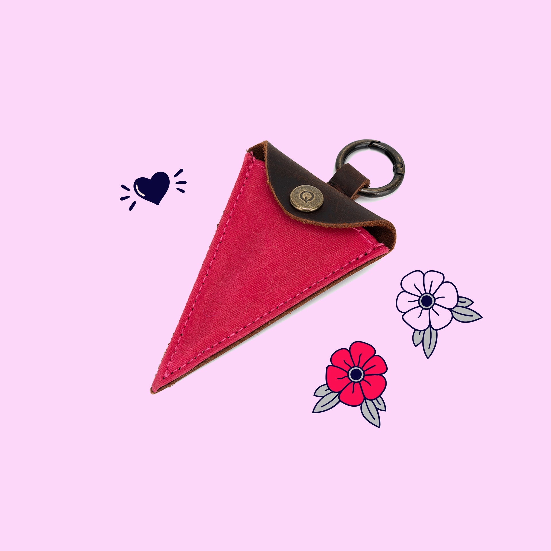della Q Scissor Pockets - Vivid Rose
