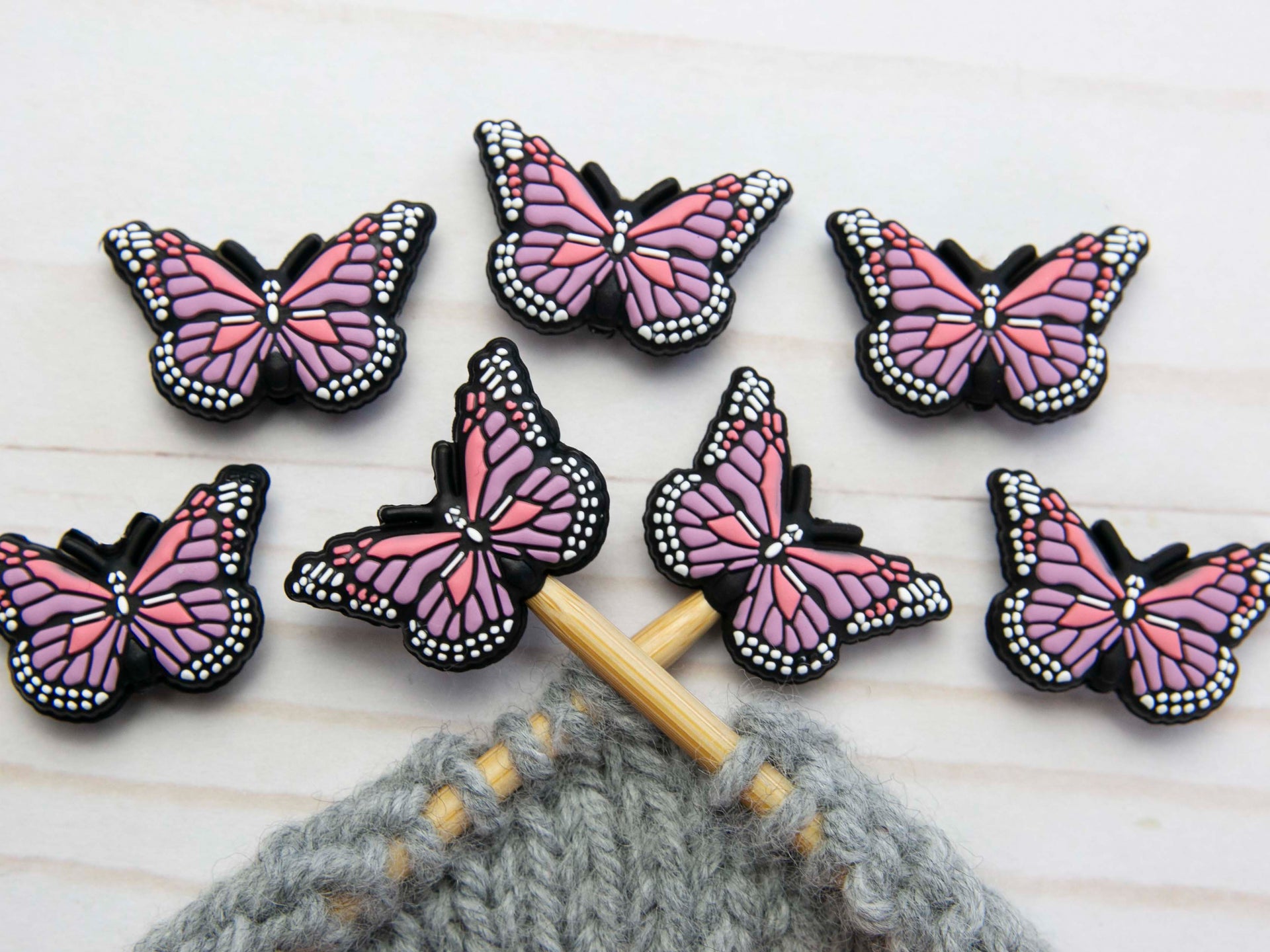 Fox & Pine Stitches Stitch Stoppers/  Point Protector - Butterfly

