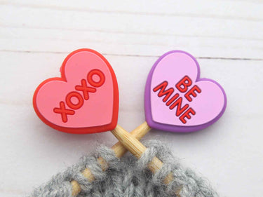 Fox & Pine Stitches Stitch Stoppers/Point Protector - Conversational Hearts