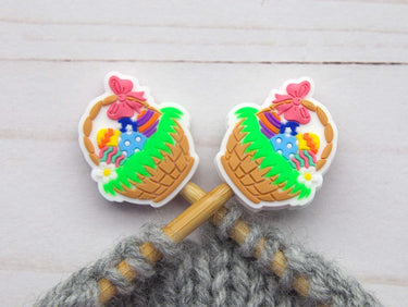 Fox & Pine Stitches Stitch Stoppers/Point Protector - Easter Basket