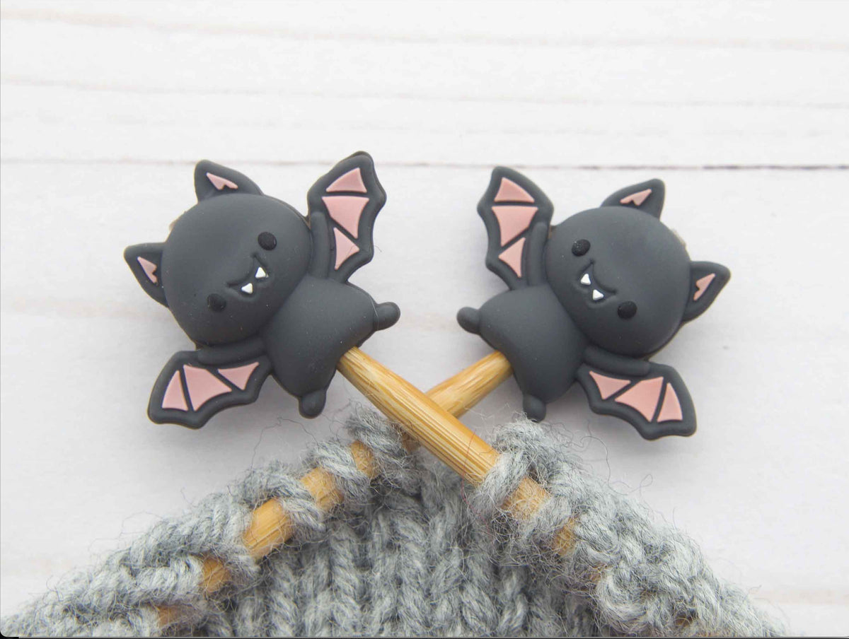 Fox & Pine Stitches Stitch Stoppers/  Point Protector - Bat
