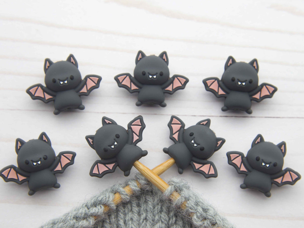 Fox & Pine Stitches Stitch Stoppers/  Point Protector - Bat
