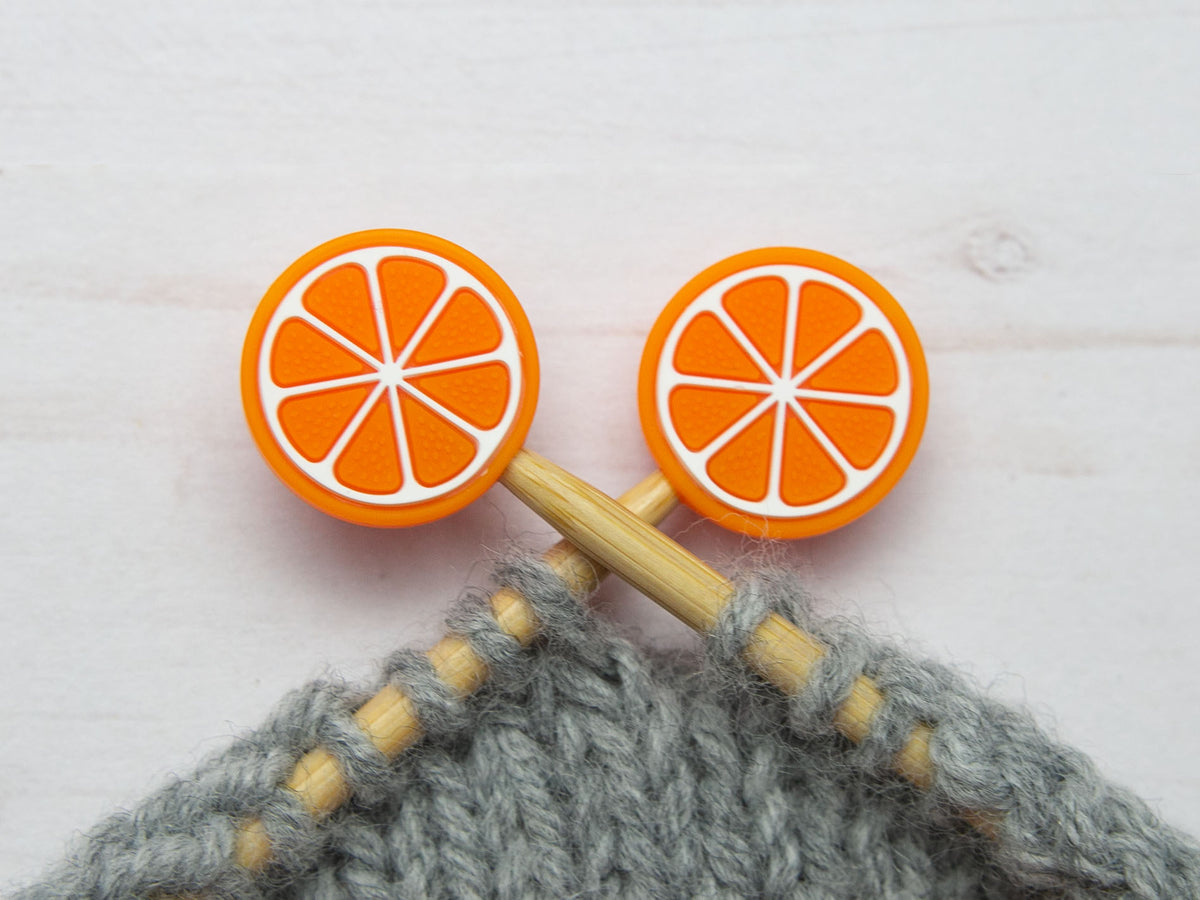 Fox & Pine Stitches Stitch Stoppers/Point Protector - Orange
