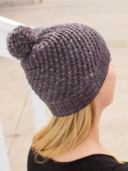 Jenny's Malabrigo Rhubarb Helix Hat - Main Image 2