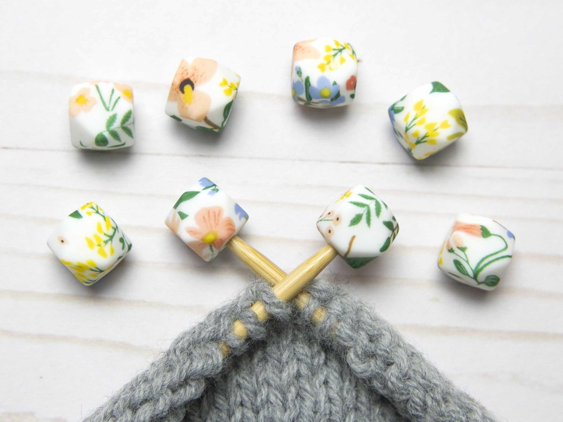 Fox & Pine Stitches Stitch Stoppers/Point Protector - Tropical Hexagon

